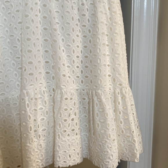NWT ANTHROPOLOGIE Somerset Mini Dress White Eyelet Edition 3X - Picture 8 of 14